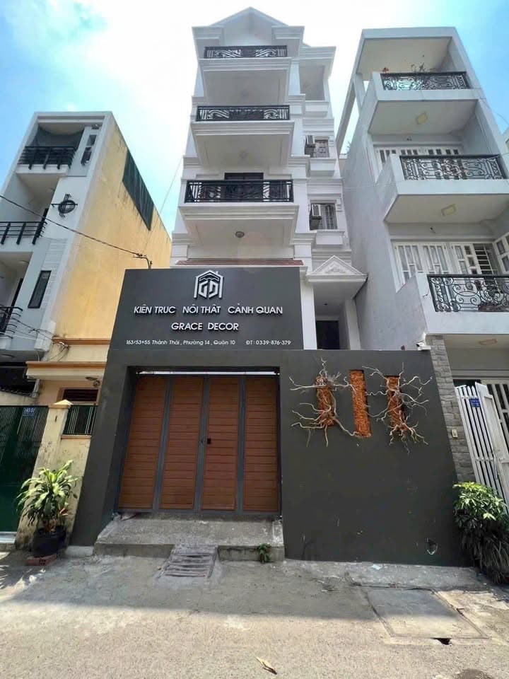 NHÀ HXH 8M THÀNH THÁI, Q.10 – 5 TẦNG – DÒNG TIỀN 45TR/TH