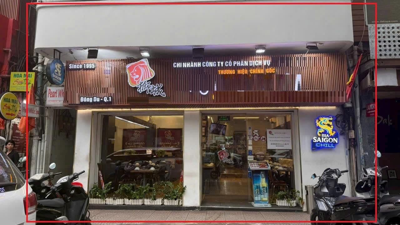 MẶT BẰNG TẦNG TRỆT 35 ĐÔNG DU, QUẬN 1